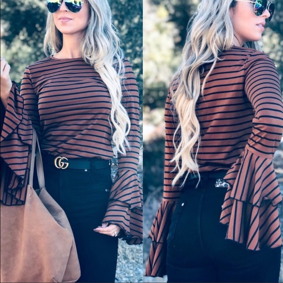 Double Bell Sleeve Top - Picture 2 of 2